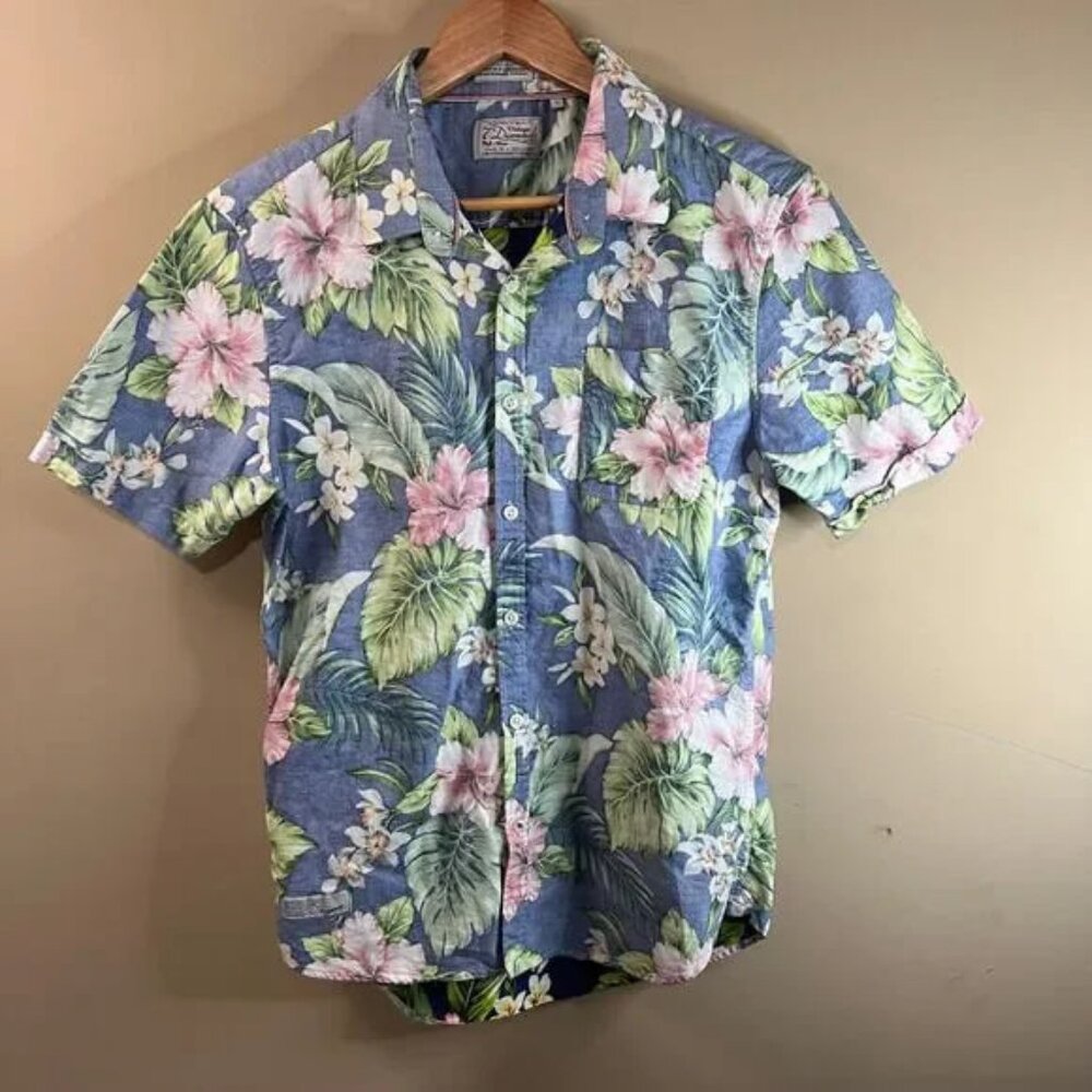 7 Diamonds Hawaiian Shirt‎ - Mens Small